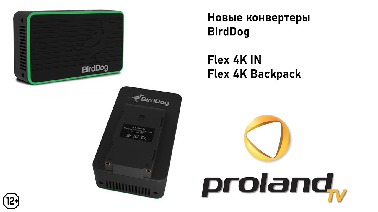 КОНВЕРТЕРЫ BIRDDOG FLEX 4K IN и FLEX 4K BACKPACK