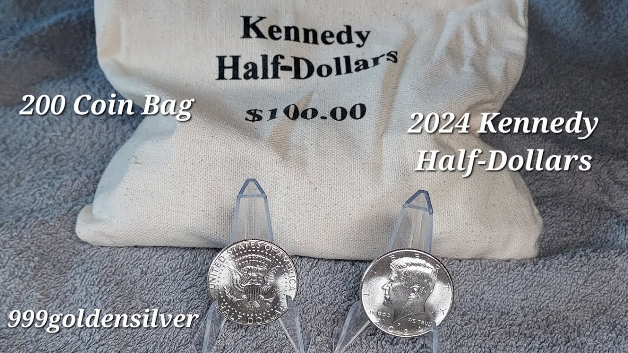 2024 Kennedy Half Dollar 200 Coin Bag - US Mint Unboxing