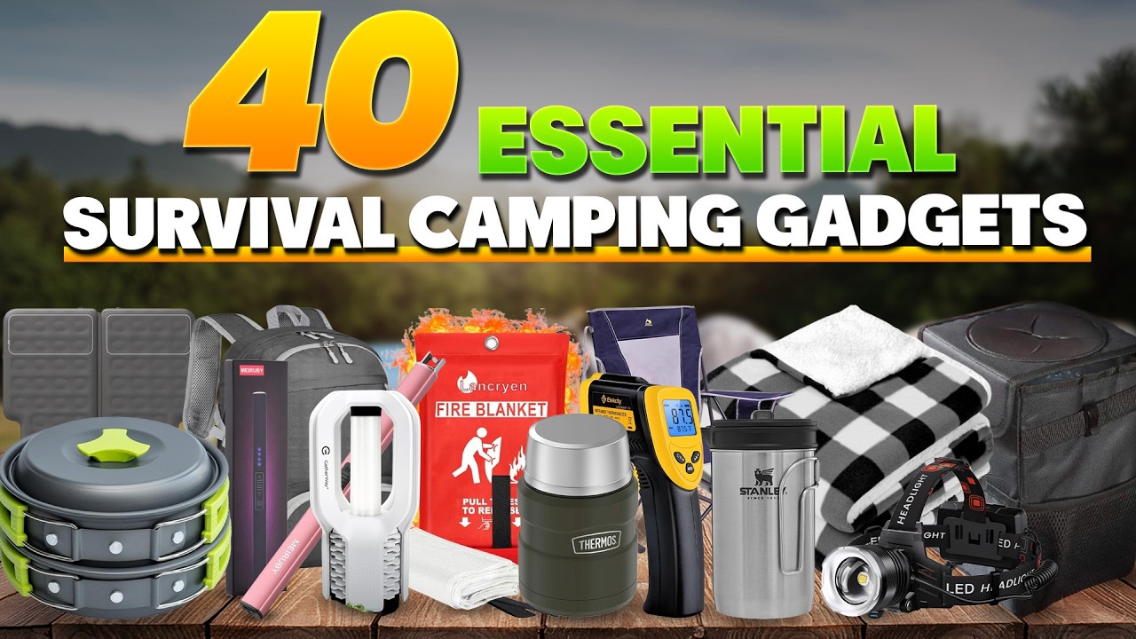 40 Essential Survival Camping Gadgets on Amazon for Your Next Camping Trip