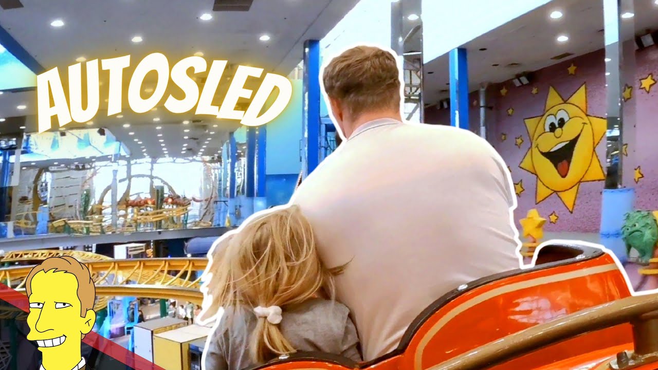AUTOSLED COASTER with On-Ride HD POV | Galaxyland Amusement Park | West Edmonton Mall