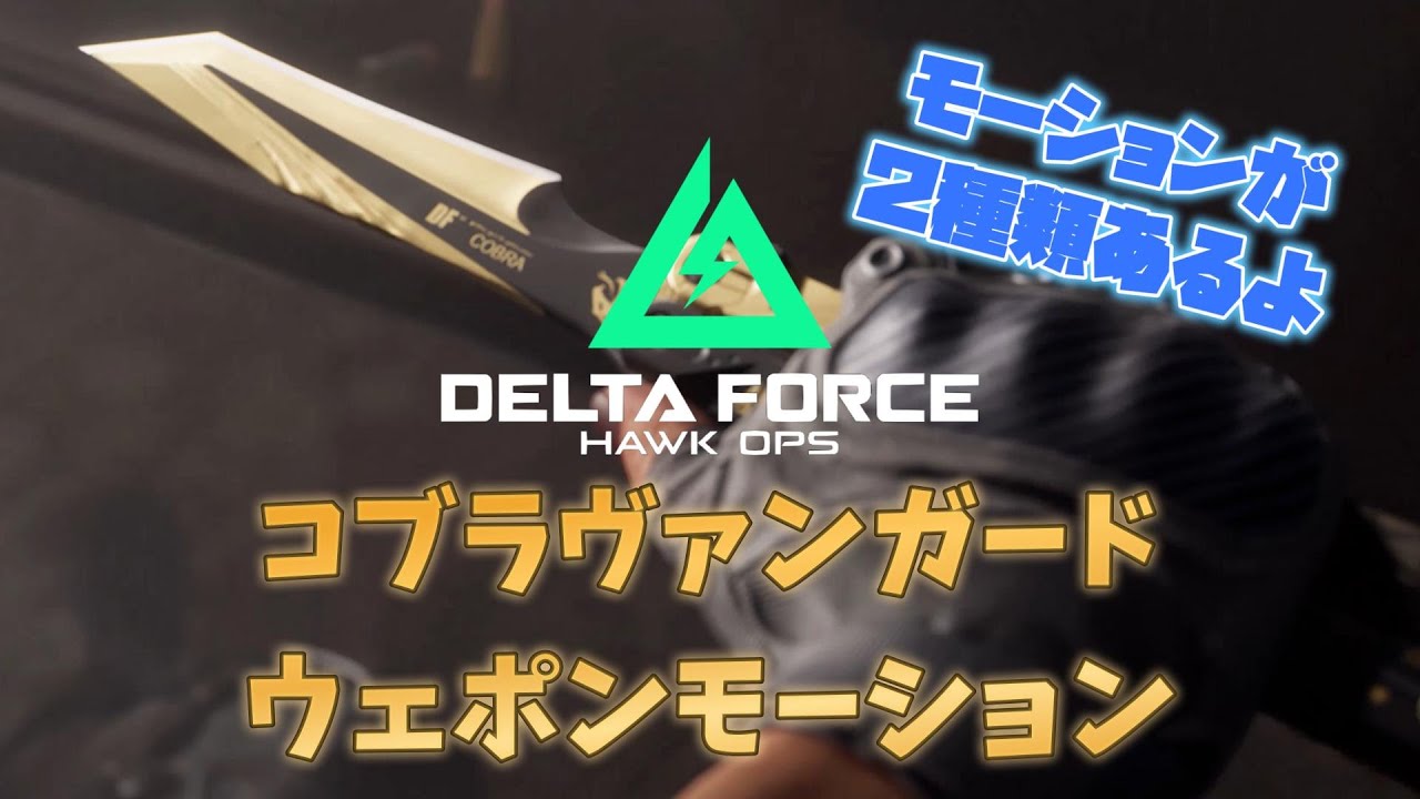「DELTA FORCE(デルタフォース)」コブラヴァンガード 近接ウェポンモーション