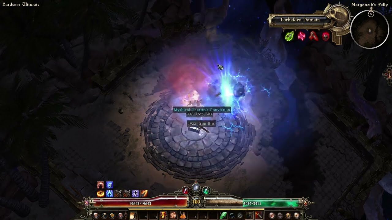 Intense Electricity! [1.3 PT] Grim Dawn [HC] Barrelsmith Lightning Elementalist build.
