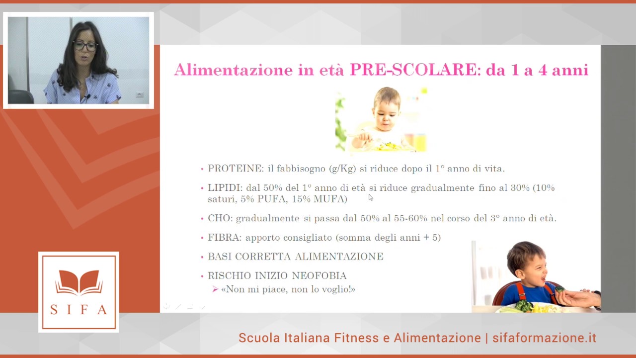 Alimentazione pre-scolare