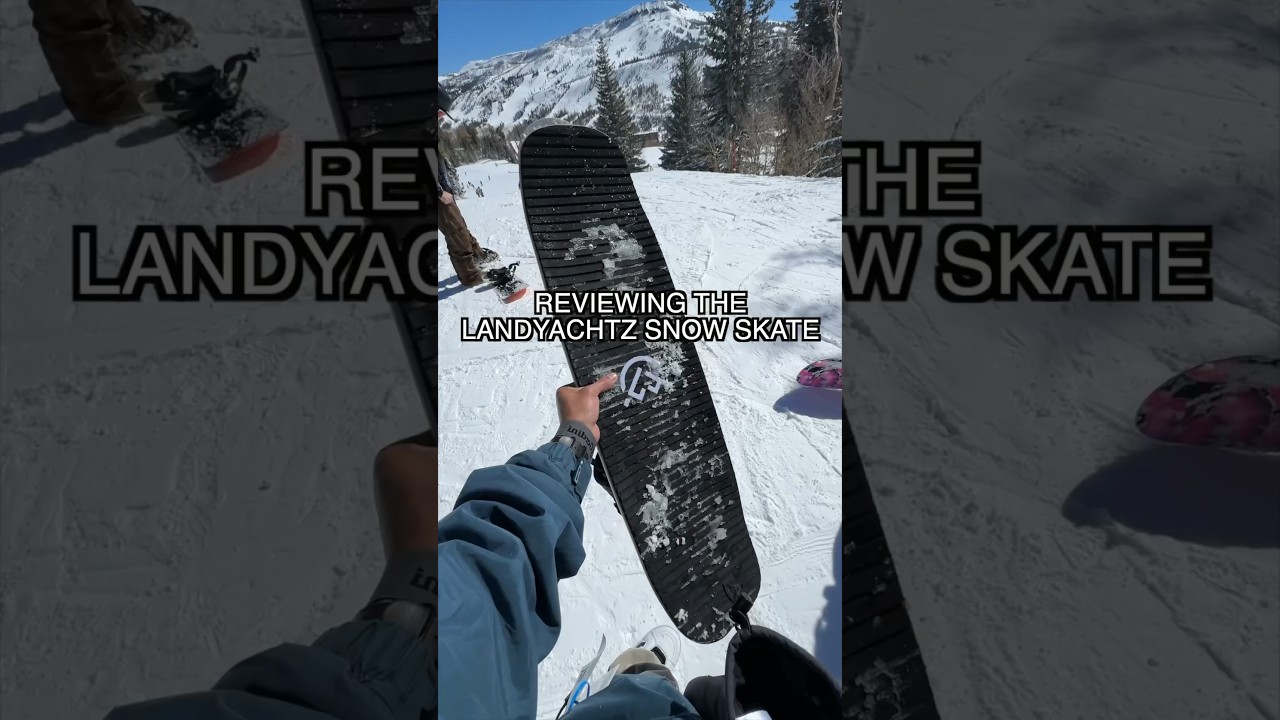 Reviewing the Landyachtz SNOW SKATE!