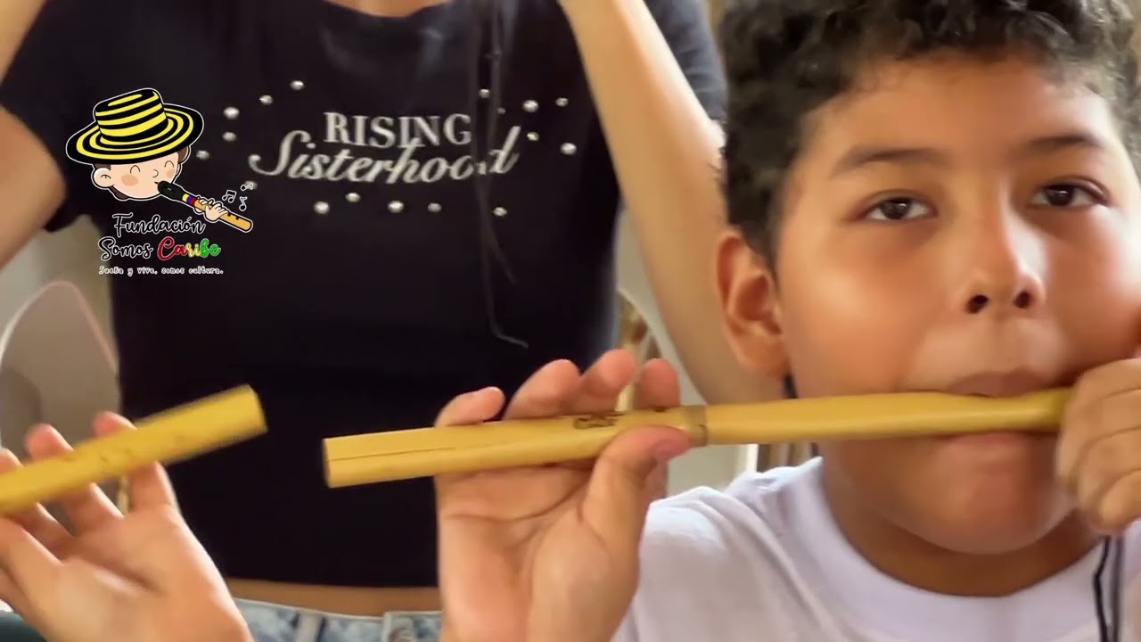 TUTORIAL CUMBIA EL TAMBORERO EN FLAUTA DE MILLO - FUNDACIÓN SOMOS CARIBE