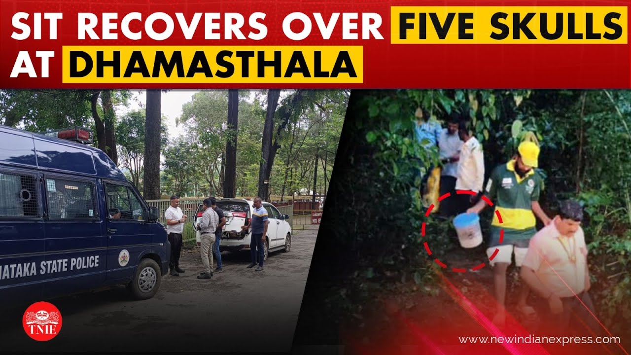 Dharmasthala probe: SIT recovers human remains, search continues