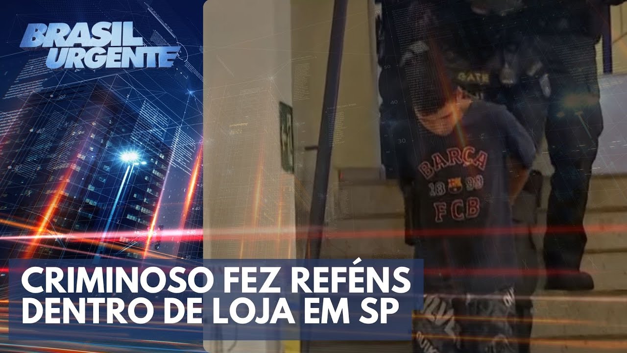 Bandido faz reféns dentro de loja na Grande SP