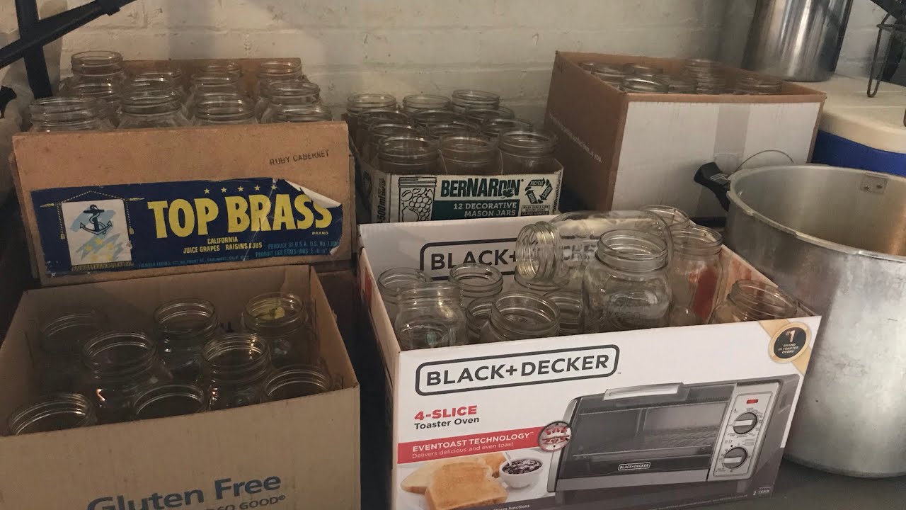 Cleaning Old Mason Jars