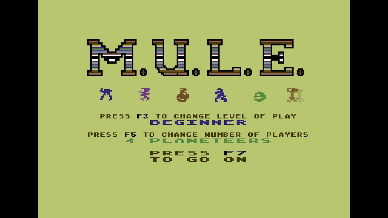 C64 M.U.L.E Main theme