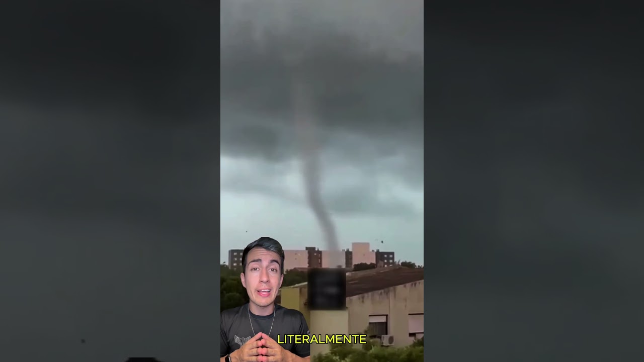 Primeiras imagens do tornado que atingiu o Rio Grande do Sul