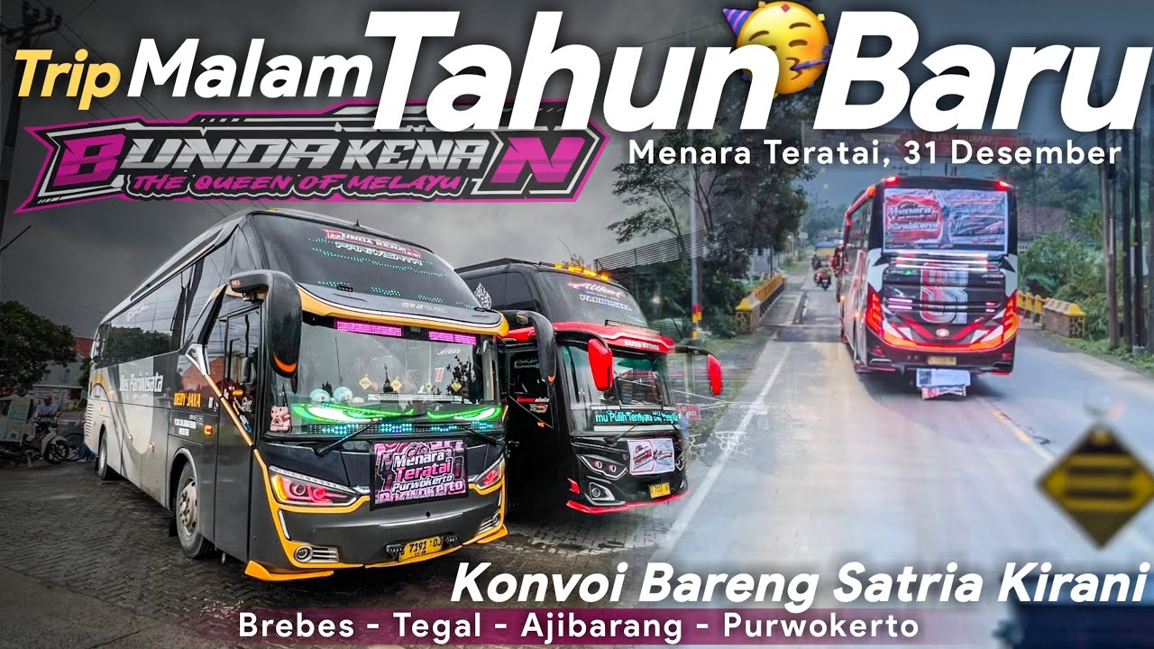 ARTIS PANTURA BREBES ! RAYAKAN MALAM PERGANTIAN TAHUN NAIK BIS ?! | Trip Dedy Jaya 