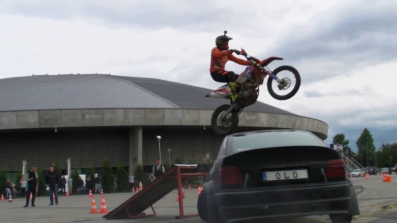 Drift BMW and Cross KTM Atlas Arena Lodz Poland 69 Polizeisternfahrt