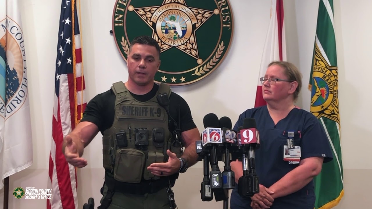 PRESS CONFERENCE: K9 Deputy Alan Lee and RN Amy Somwaru