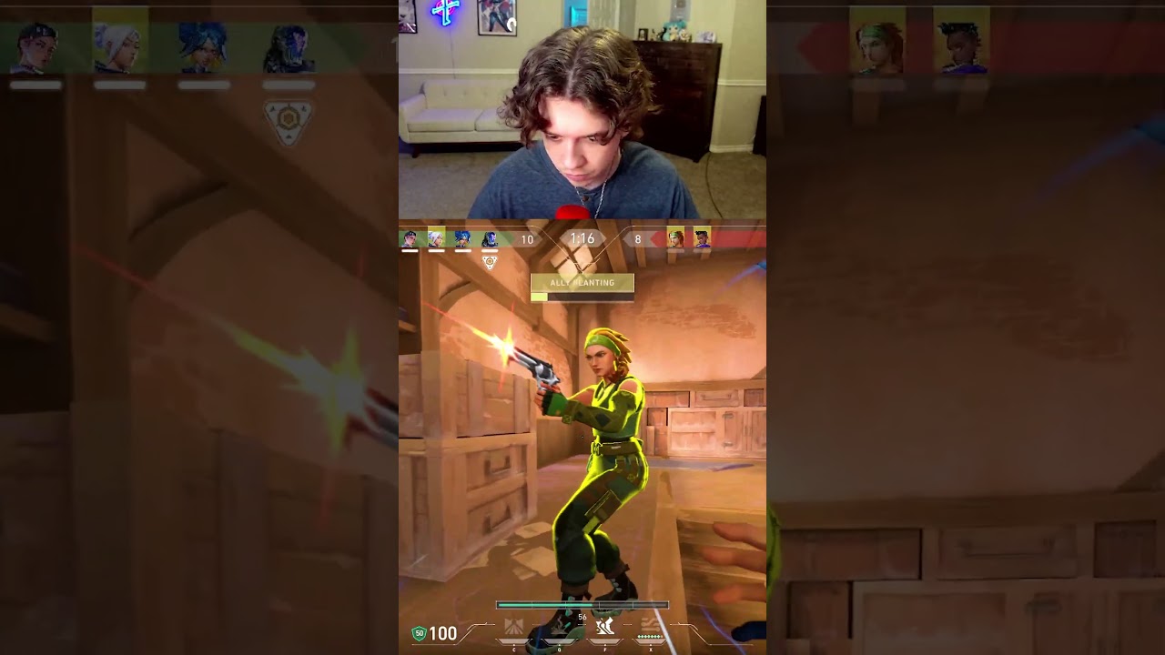 radiant aim with neon