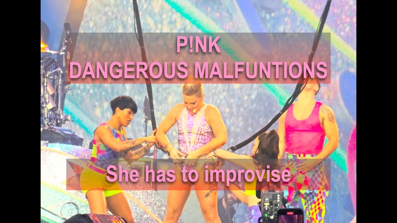 P!NK - Flight device malfunctions during live performance and everything that went wrong that night