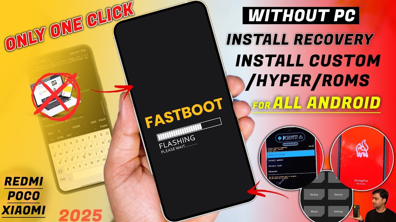 Without PC 🖥 : Ultimate Flashing Guide | Flash Custom Recovery and Any type of ROM in Your Device