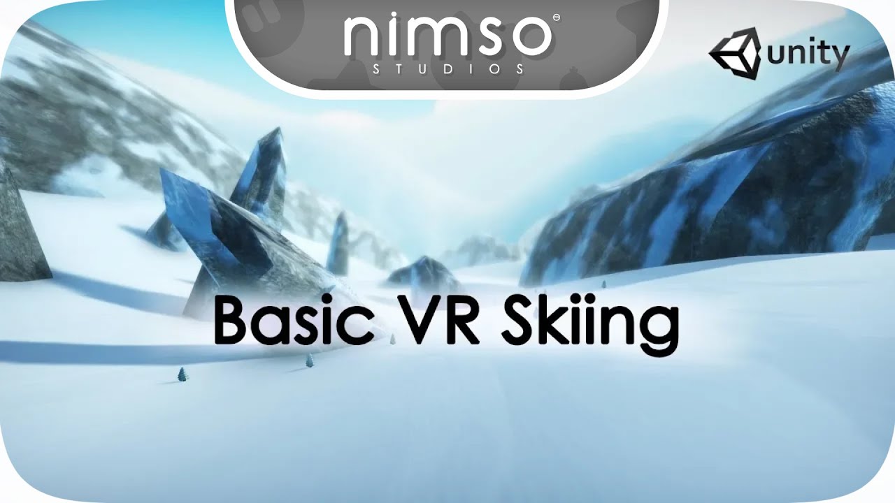 Basic Ski Physics in VR - Fun infinite skiing made in 1 day!