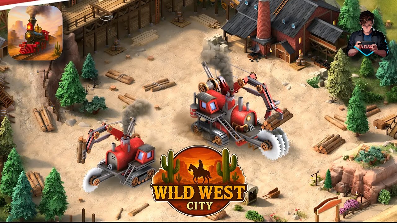 Wild West City: Building Sim First Gameplay Walkthrough | Android / iOS