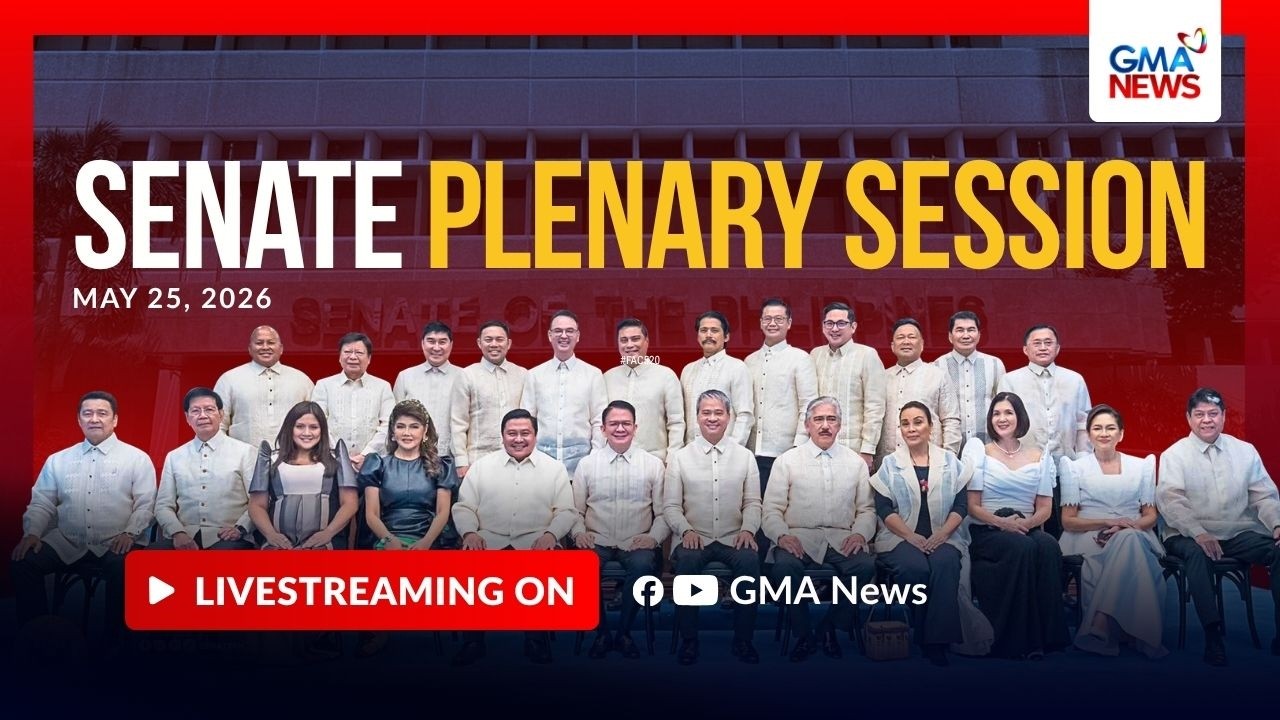 LIVE - Senate plenary session (May 25, 2026) | GMA News - Replay