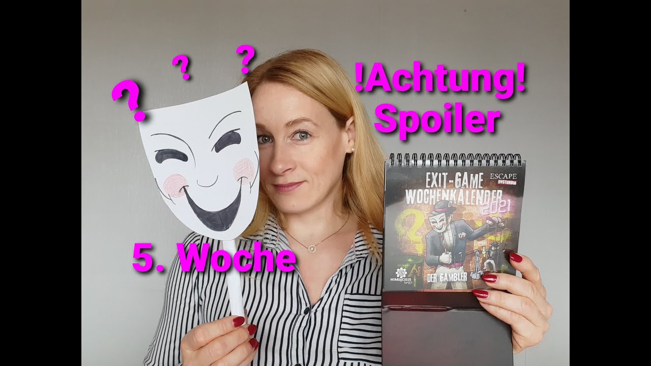 Exit-Game Wochenkalender 2021/ 5. Woche !Achtung! Spoiler /Der Gambler/ Escape Dysturbia