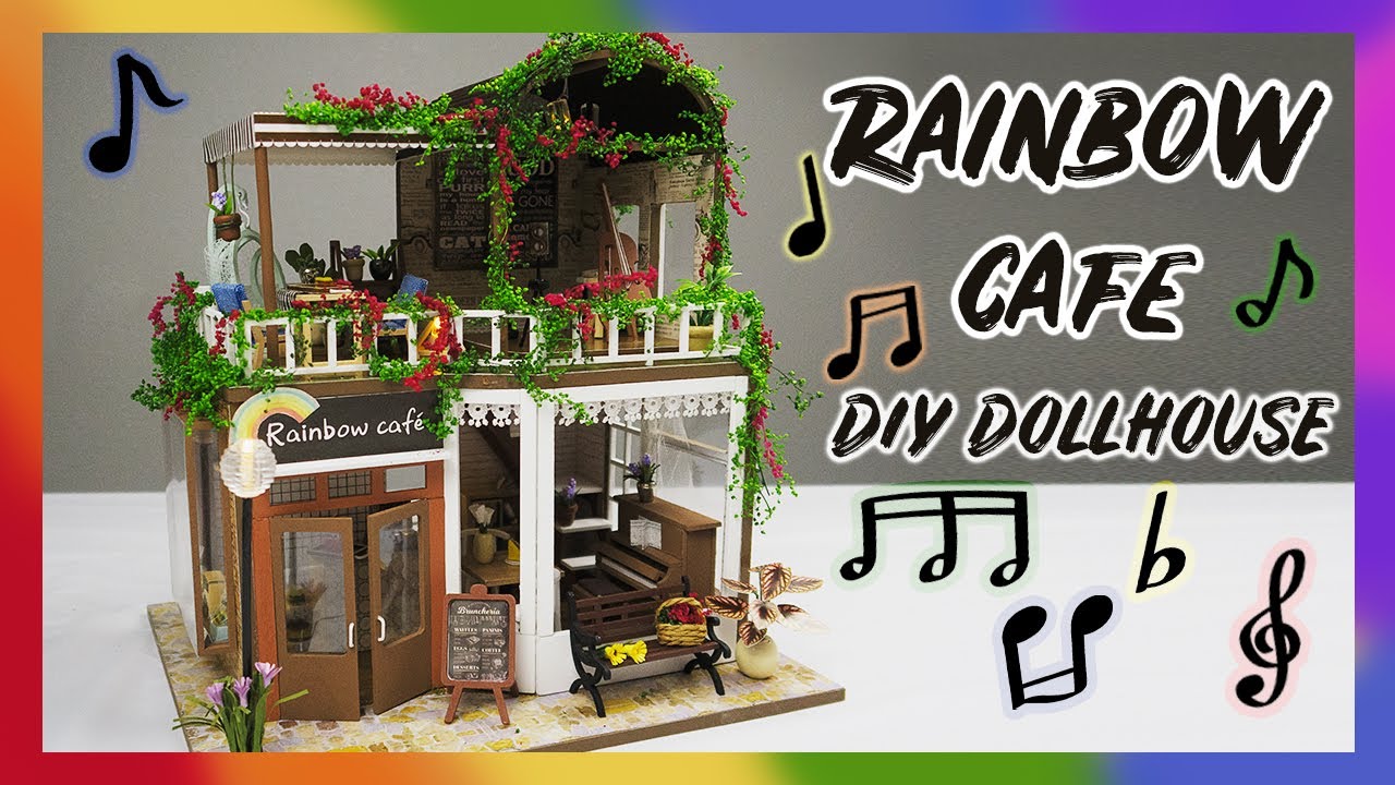 Mayberry Street | DIY Miniature Dollhouse | Rainbow Cafe | Final Assembly