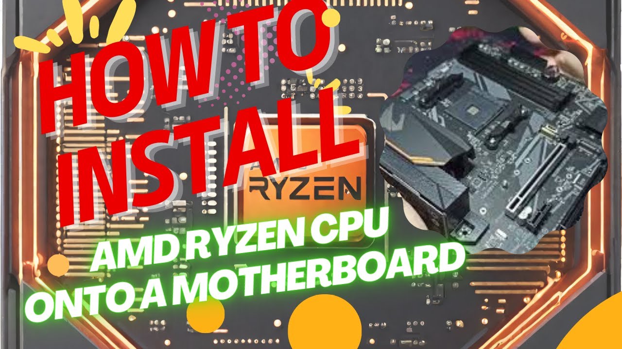 How to Install an AMD Ryzen CPU in to a Motherboard