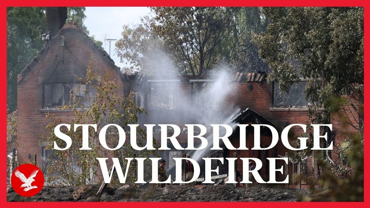 Houses lay gutted as Stourbridge aerial footage shows full devastation of fire
