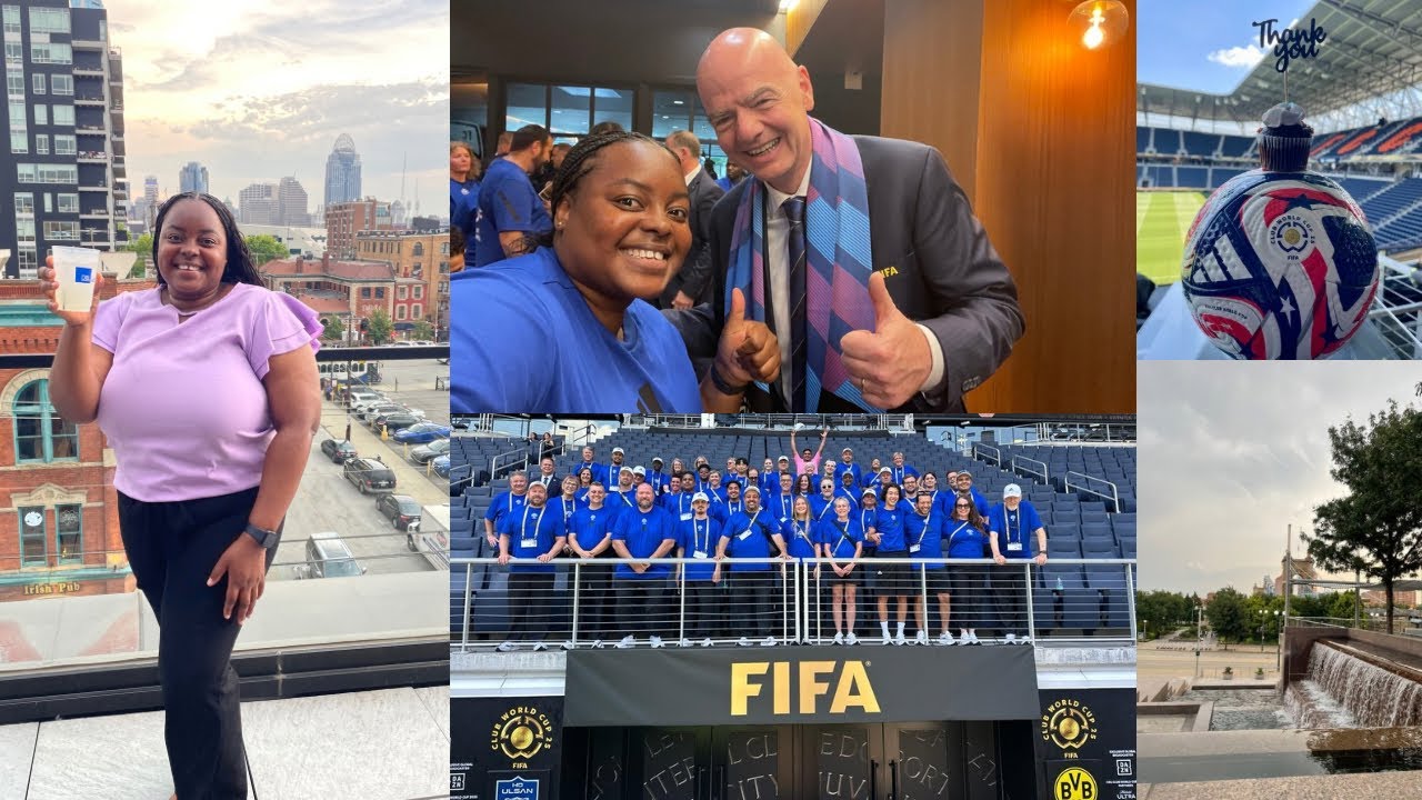 DAY IN THE LIFE AS A FIFA VOLUNTEER | MEETING GIANNI INFANTINO | FIFA CLUB WORLD CUP | @The Sam Fam