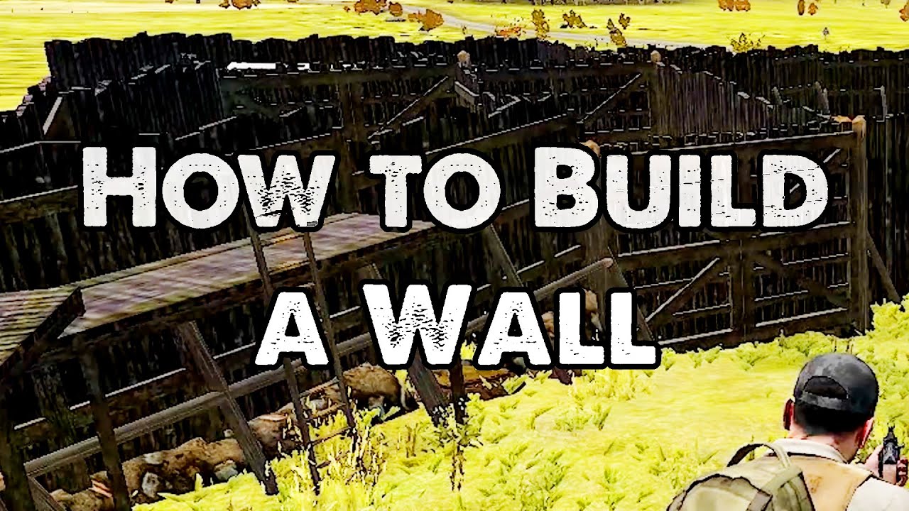 ARMA 2 DayZ Mod 1.9 Vanilla - How to Build a Base Wall