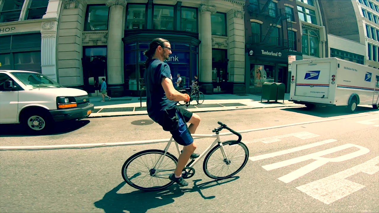 ON THE BIKE LANE- with Rabbit