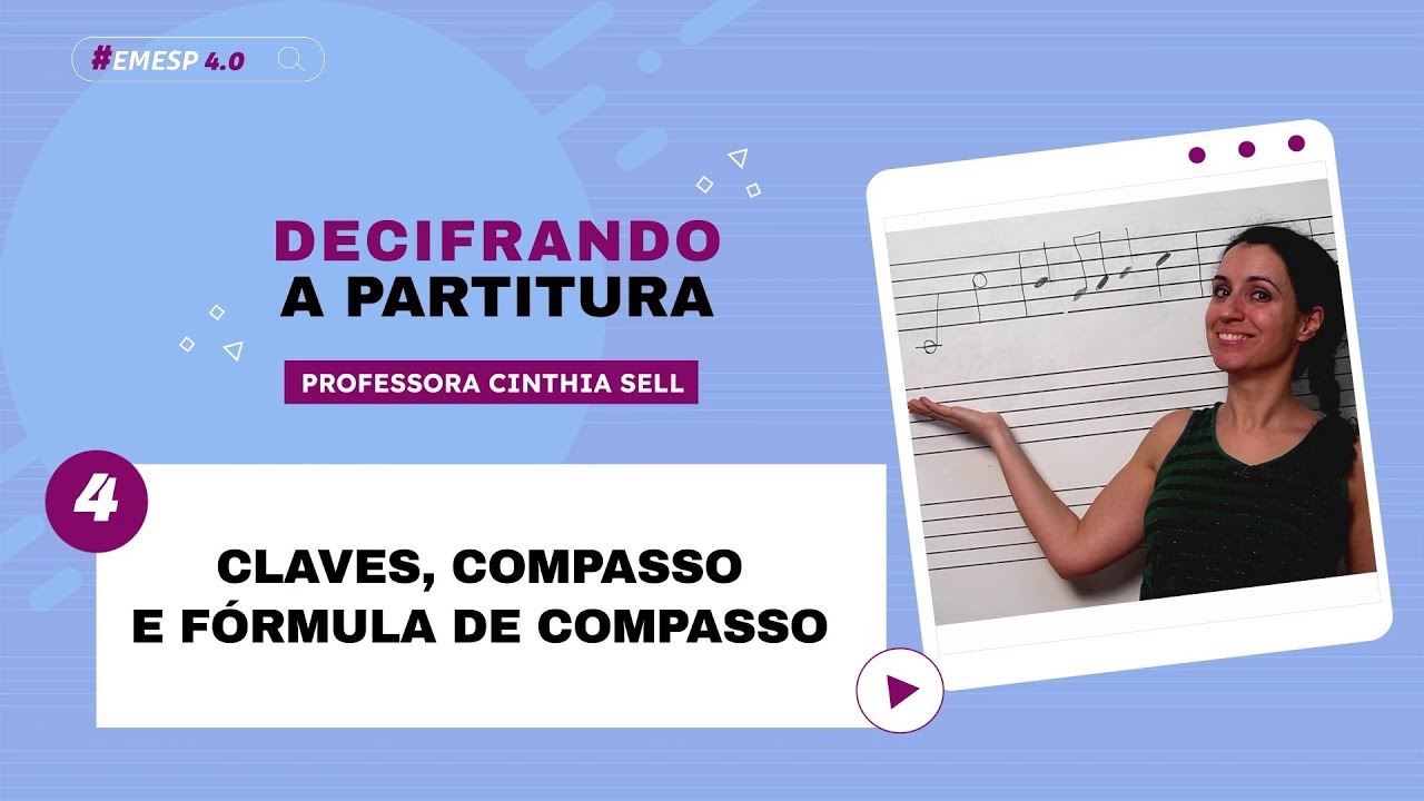 04. Claves, Compasso e Fórmula de Compasso | Curso Decifrando a Partitura (EMESP 4.0)