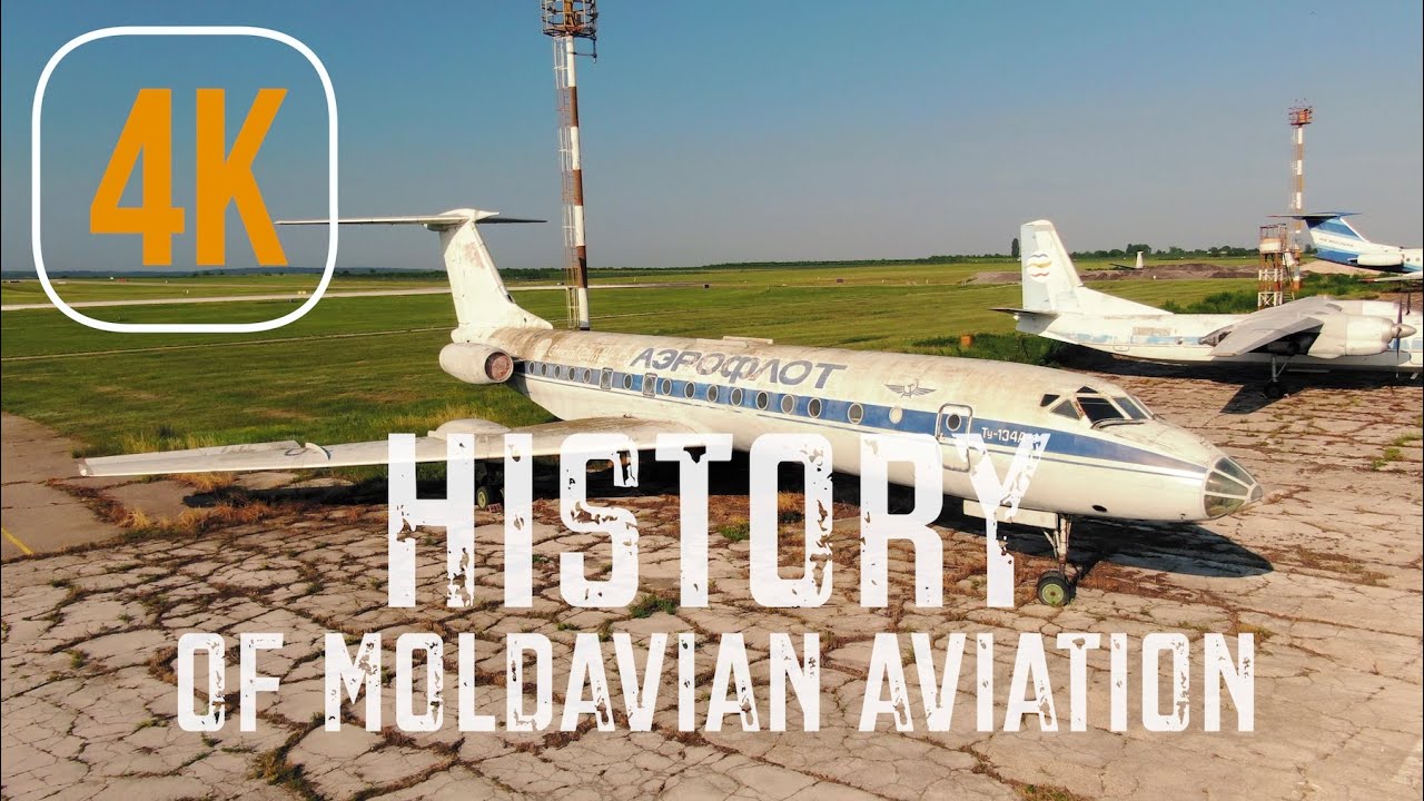 Flying over GROUNDED Historical AIRPLANES of MOLDAVIAN Aviation. Tupolevs and Antonovs