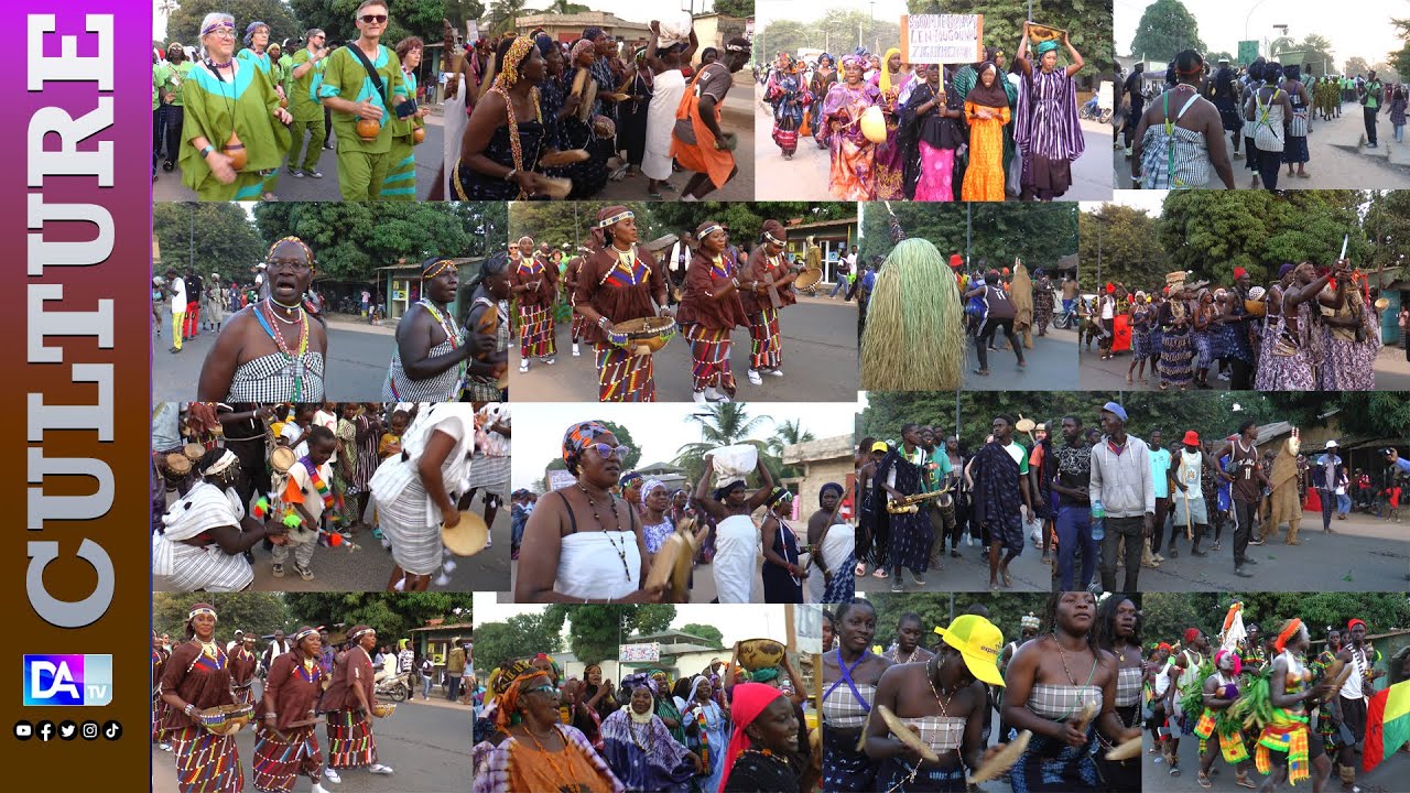 Fusion culturelle à Ziguinchor : Le carnaval traditionnel du Festival explose les couleurs !