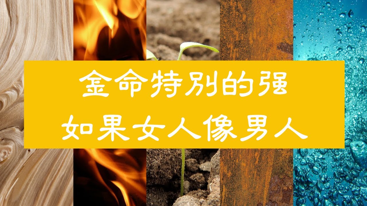 如果女人像男人，金命特別的強！  #玄遠之學