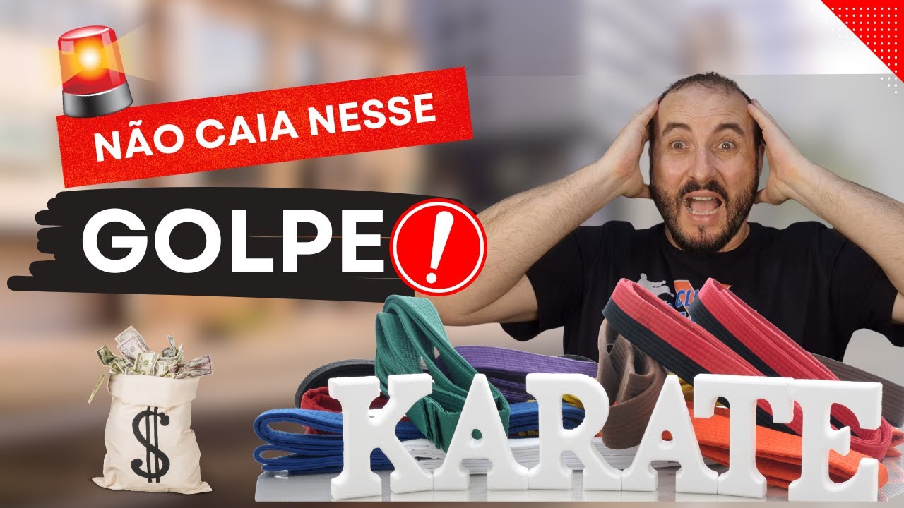 CUIDADO PICARETAGEM NO KARATE - Não existe Exame de Graduação de Faixa Online