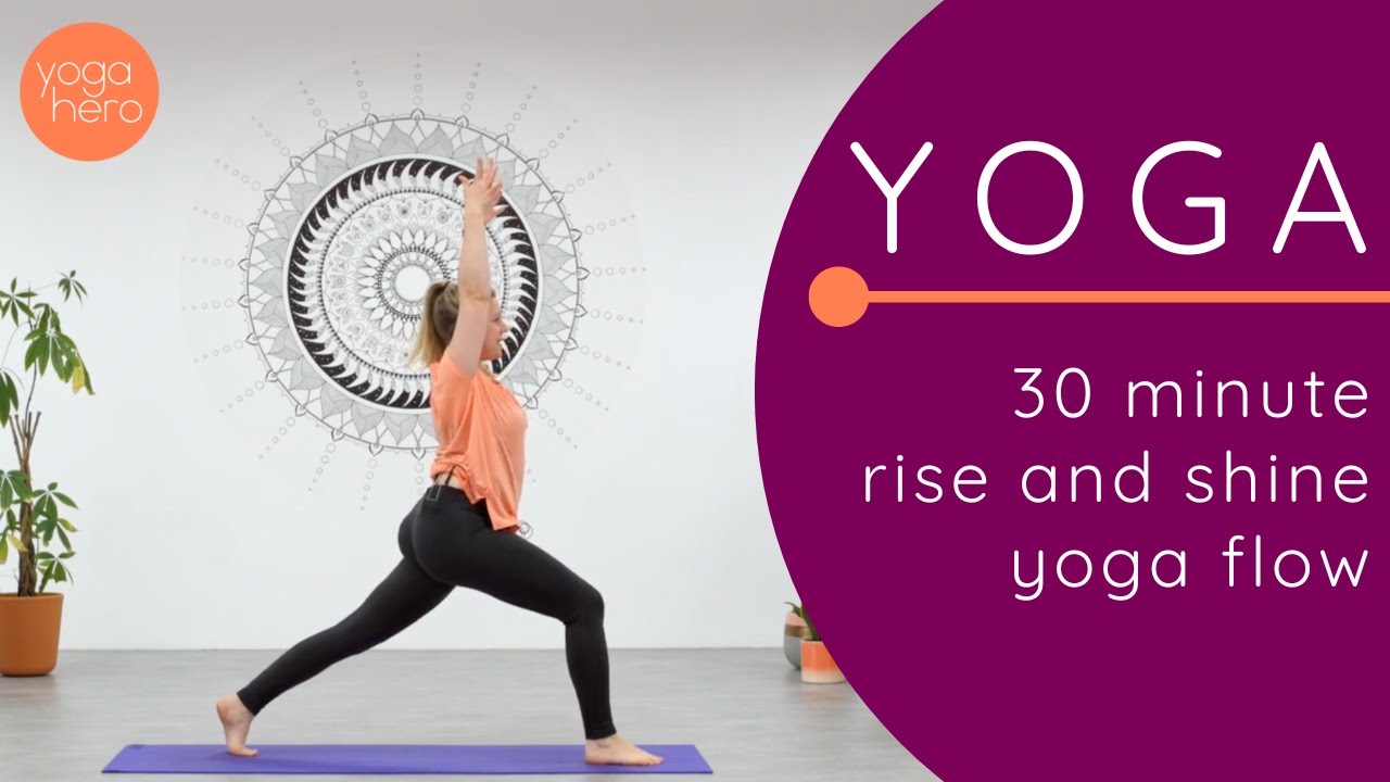Rise & shine! Start your day right with this energising morning yoga flow