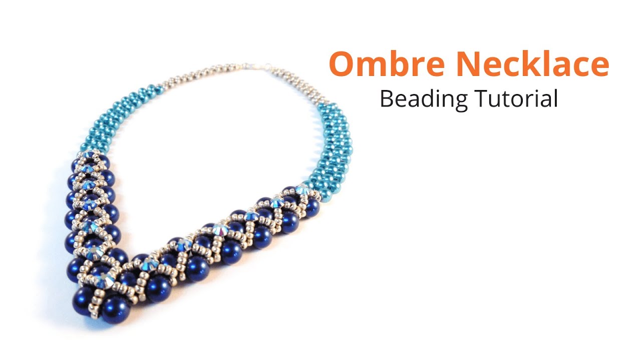 How To Make A Beaded Necklace - Stunning Right Angle Weave Tutorial