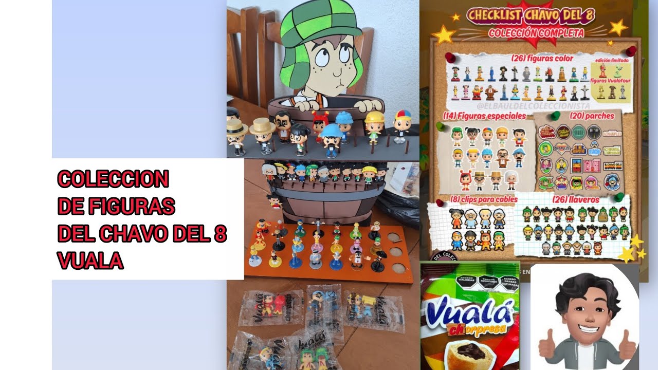 COLECCION DE FIGURAS DEL CHAVO DEL 8 VUALA