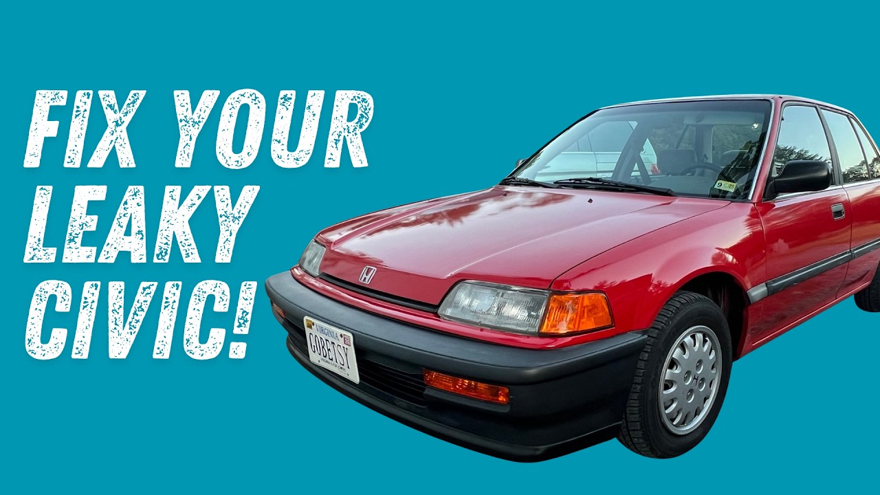 DIY 1988-1991 Honda Civic EF Oil Pan Gasket Replacement!