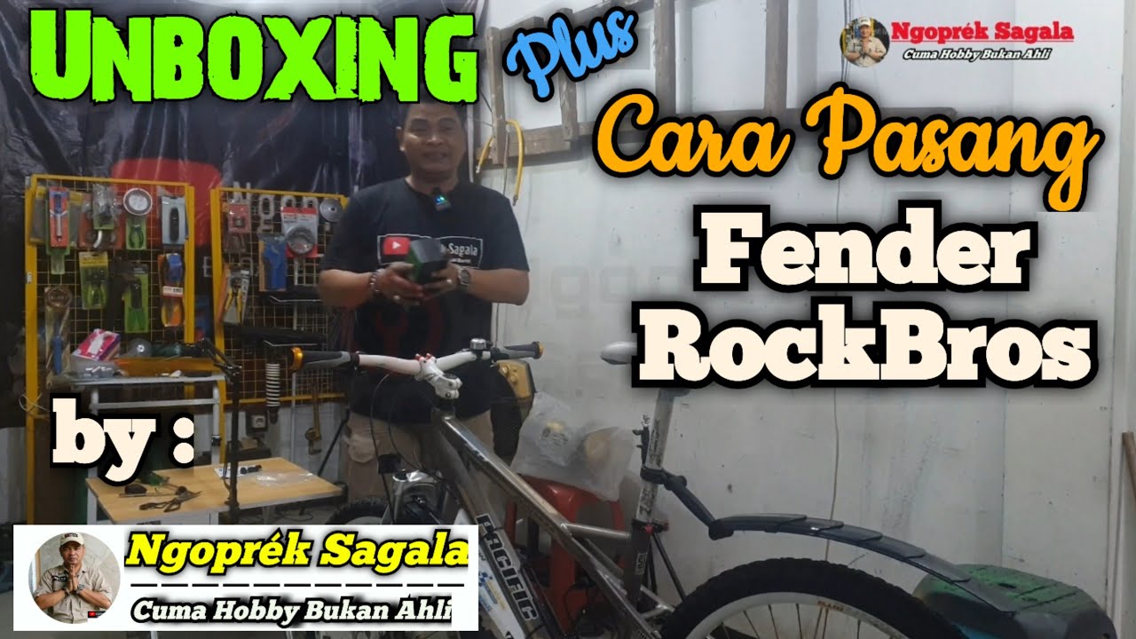 Unboxing Plus Cara Pasang Fender RockBros