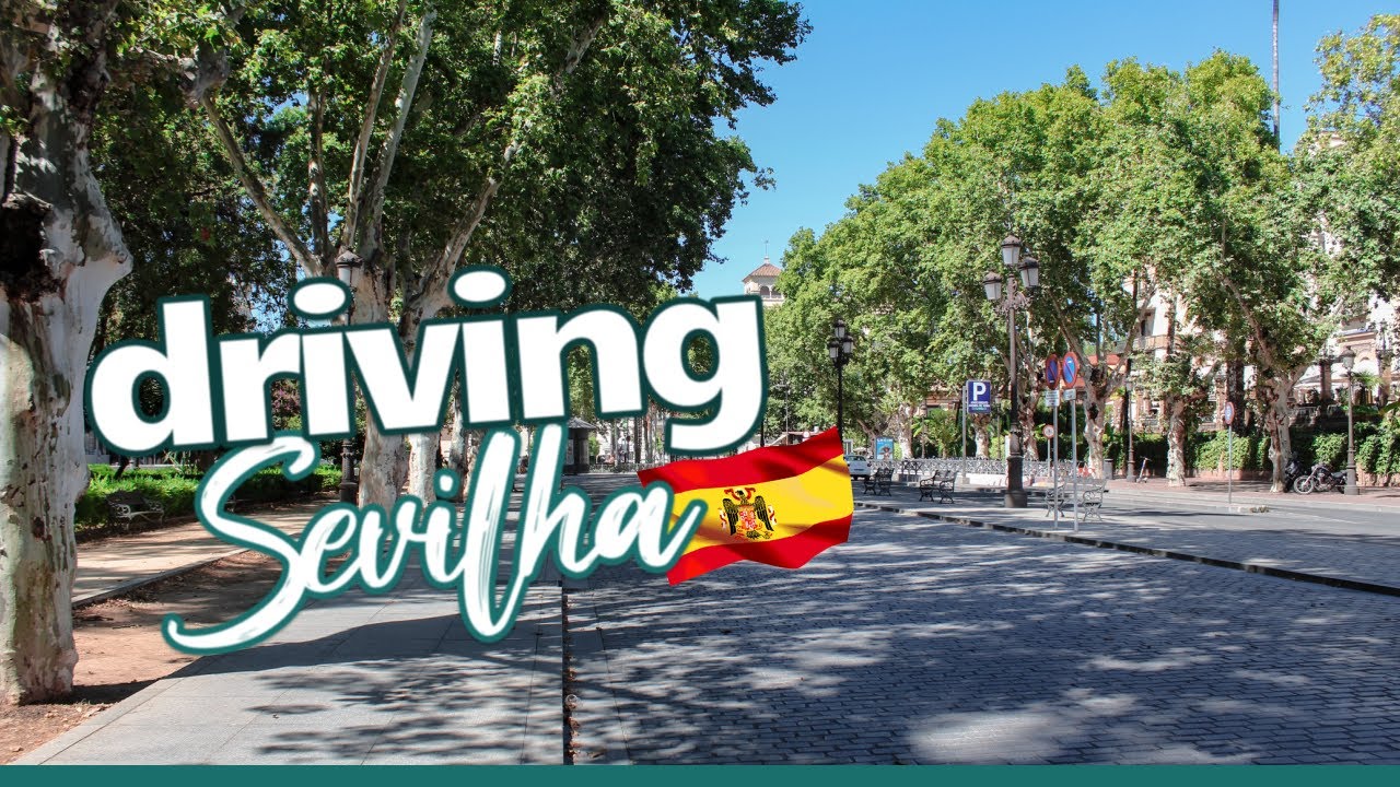 Driving in Sevilla, Spain | Driving downtown and old town | 2022