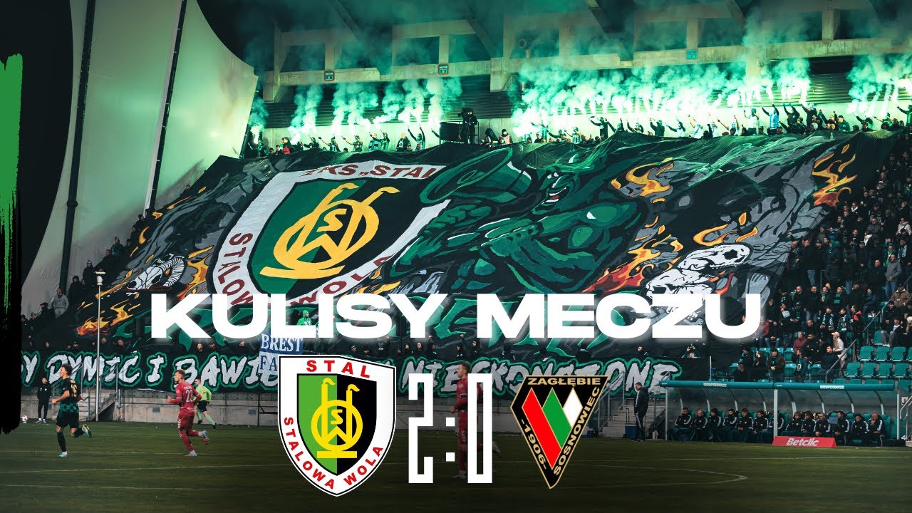 ZWYCIĘSKI DEBIUT TRENERA I SPEKTAKL NA HUTNICZEJ | Stal Stalowa Wola - Zagłębie Sosnowie