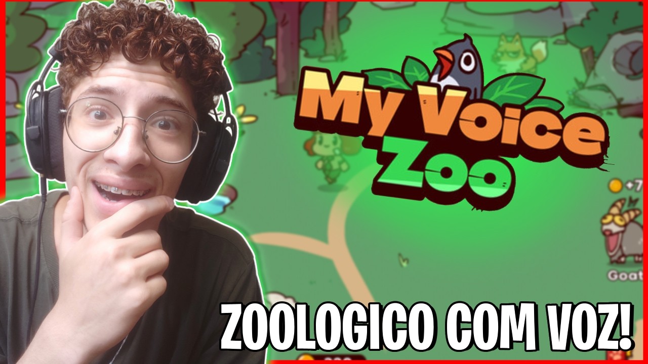 🔴 AGORA CUIDO DE UM ZOOLOGICO E VOCÊS DÃO A VOZ! (MyVoiceZoo) ❗twitch ❗kick ❗reacts ❗dc