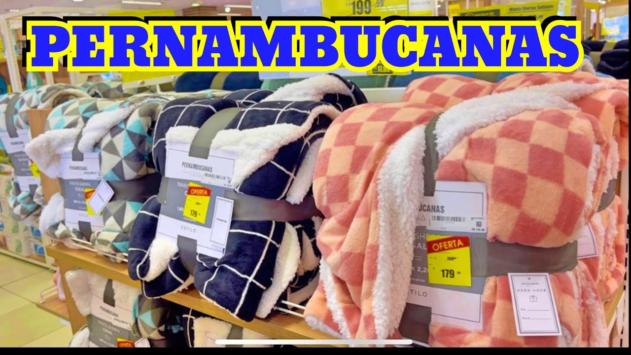 Loja Pernambucanas Mantas e Cobertas da Jolitex