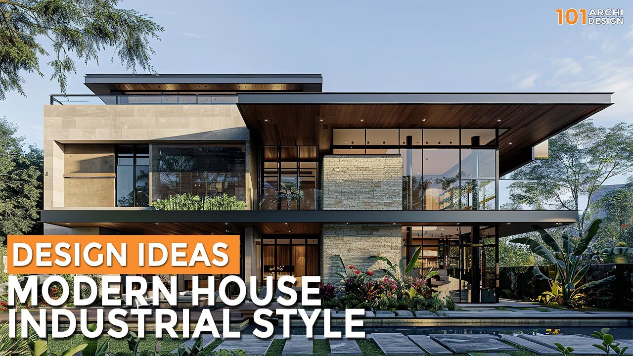 Modern Industrial Urban House Designs: Sleek and Stylish Architecture