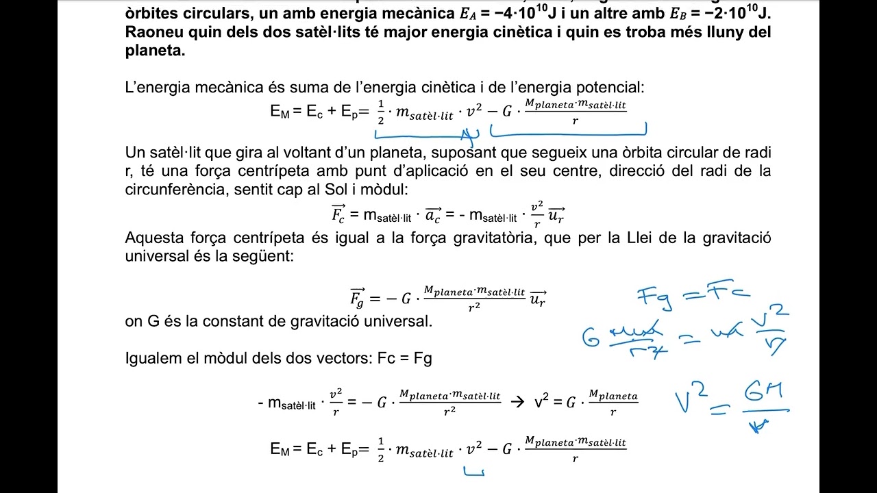 8 QÜESTIÓ DE PAU DE Em=Ec+Ep
