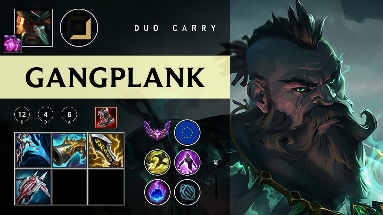Gangplank ADC vs Tristana - EUW Master Patch 26.03