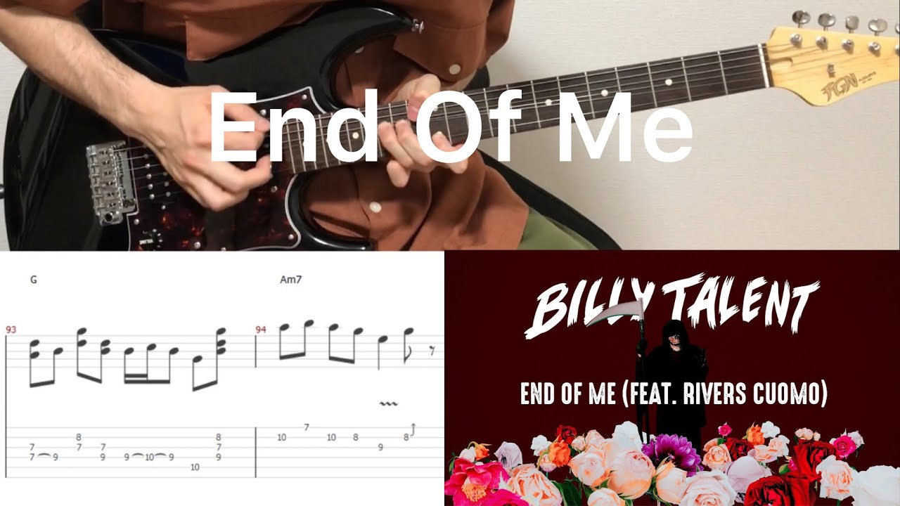 Billy Talent - End Of Me feat. Rivers Cuomo (guitar cover with tabs & chords)
