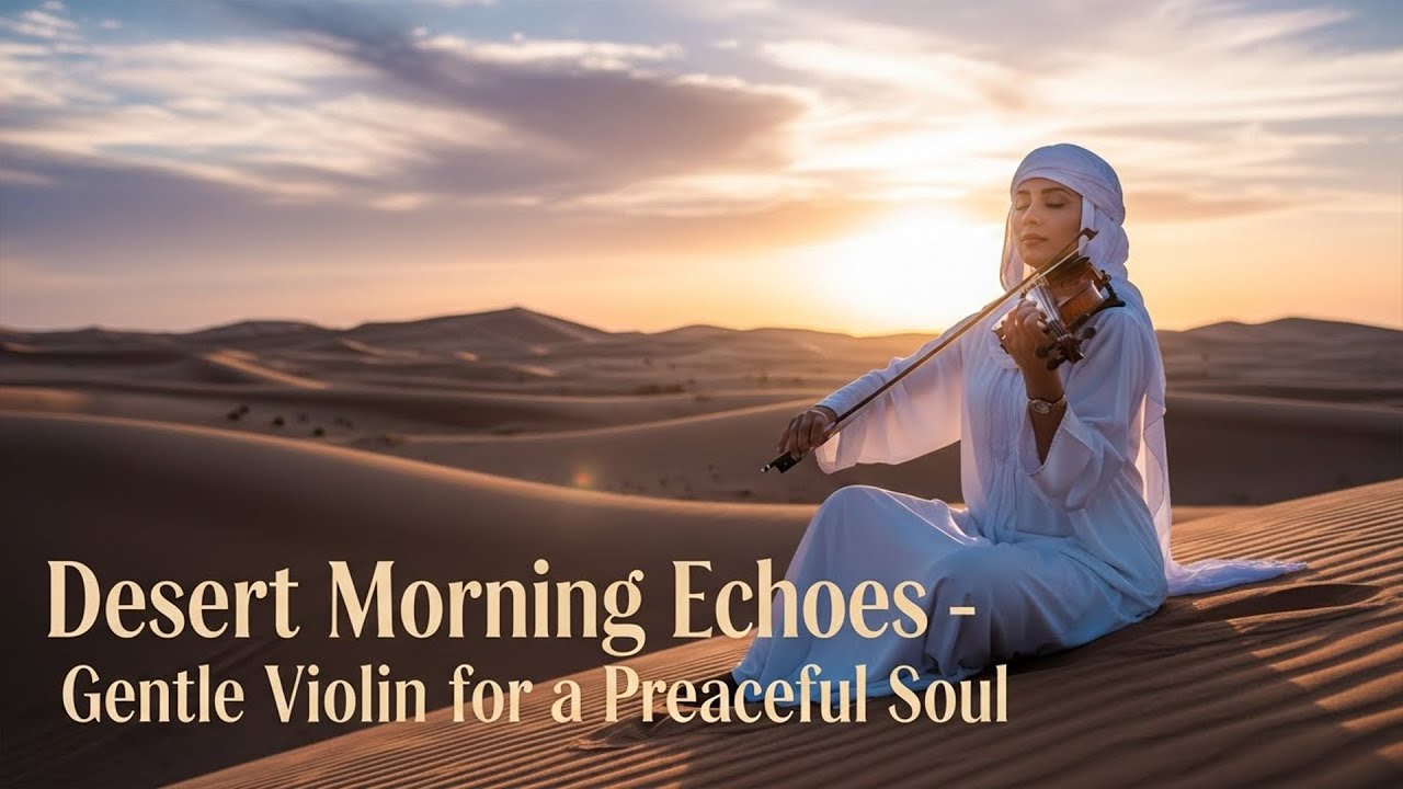 Desert Morning Echoes Gentle Violin For A Preacefull Soul