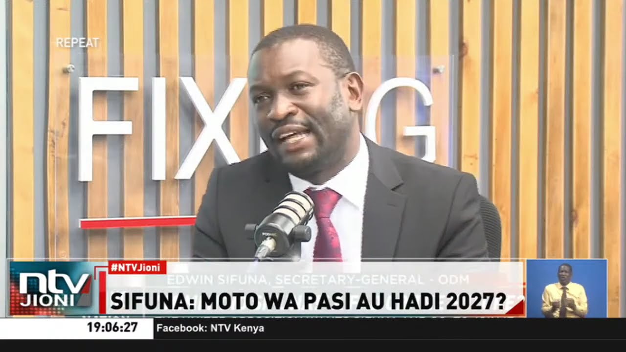 Sifuna akataa kutupilia mbali uwezekano wa kuwania urais kwenye uchaguzi wa 2027